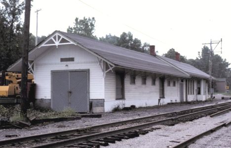 Newaygo Depot in 1977